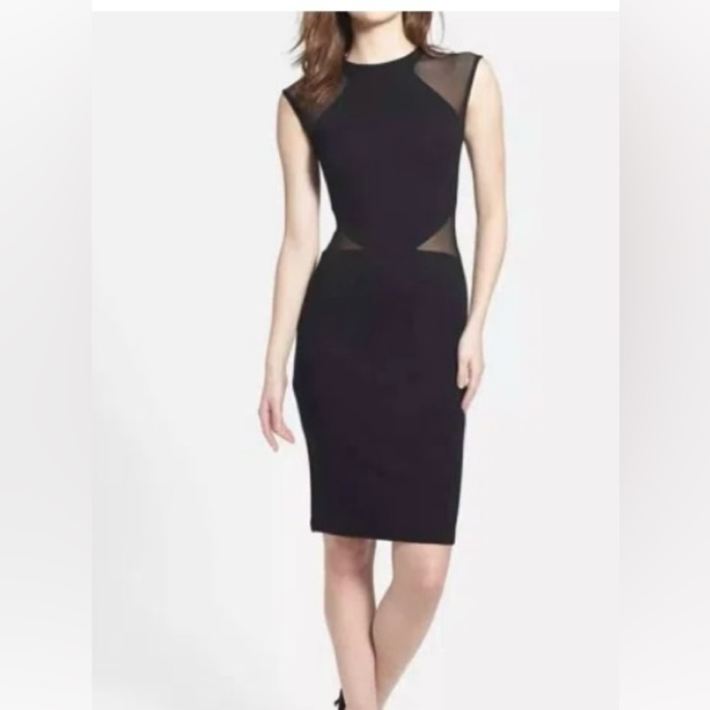 Elegant Black French Connection Sleeveless Dress